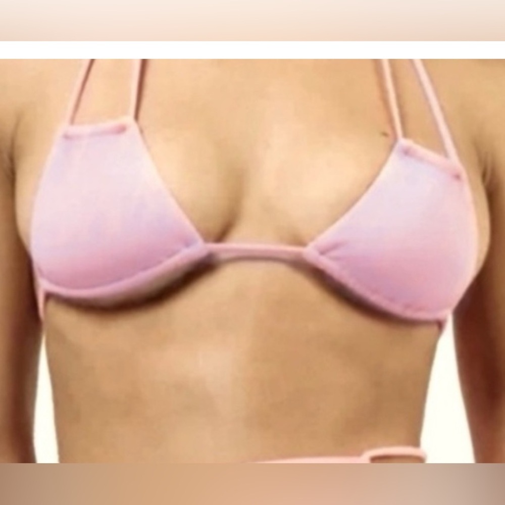 NWT Free People We Are Hah Lilac Haht Titsy Bikini Bathing Suit Top Small
